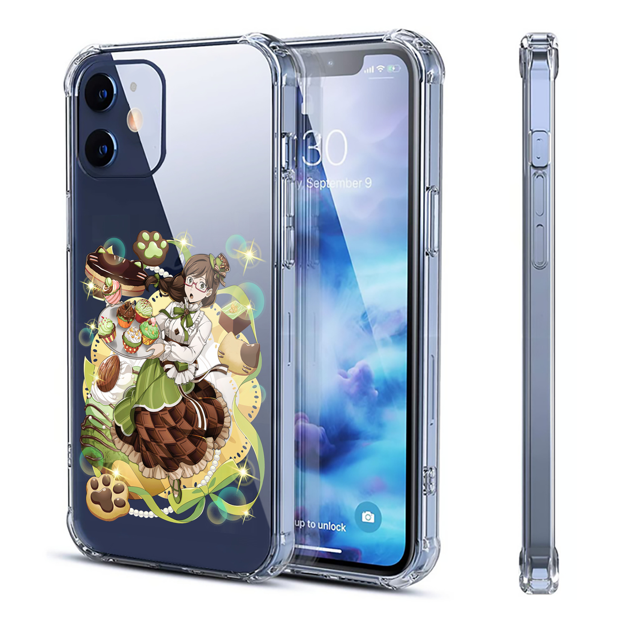 （画像用） 文豪ストレイドッグス Bungo Stray Dogs 【iPhone 12シリーズ対応】透明スマホケース（クリアソフトケース）